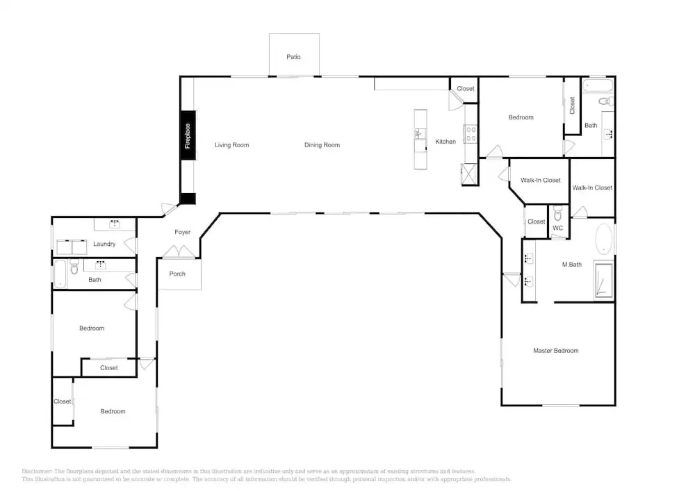 N Sunrise Home 4 Bedrooms 3 Bathrooms Home