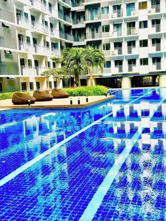Cozy 642 1BR Shore3 Residence, Amenity Pool View, Near Airport, IKEA, MOA,SMX, Pasay City, Manila