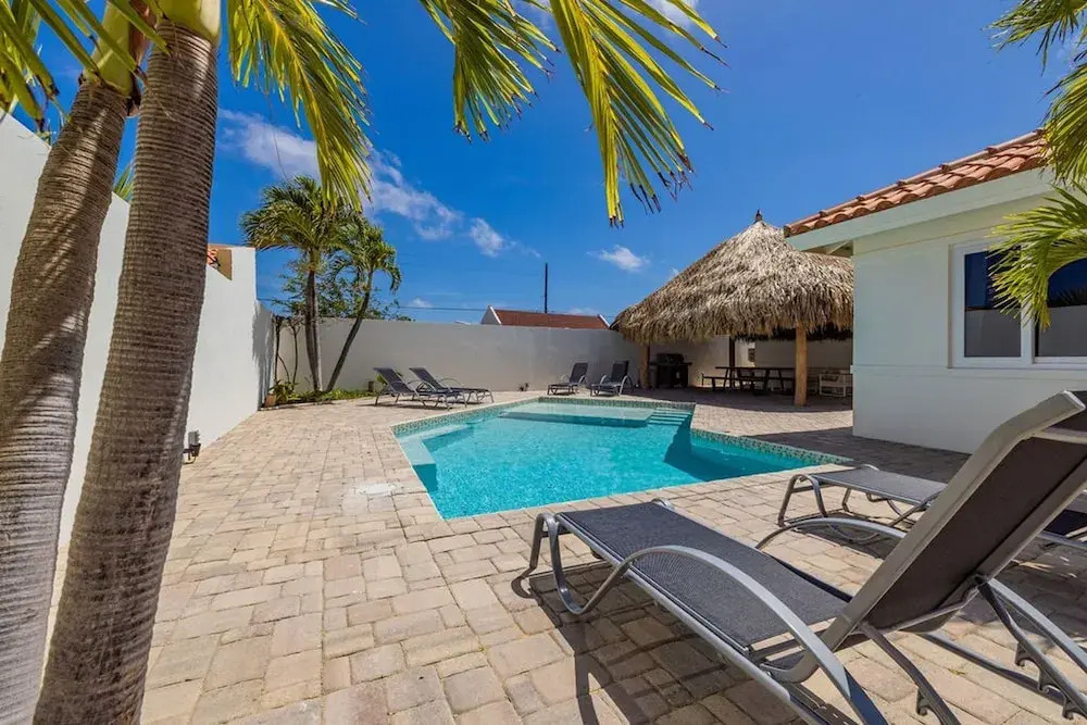 Colonial Modern Villa Sleep 14-pool Palapa Court