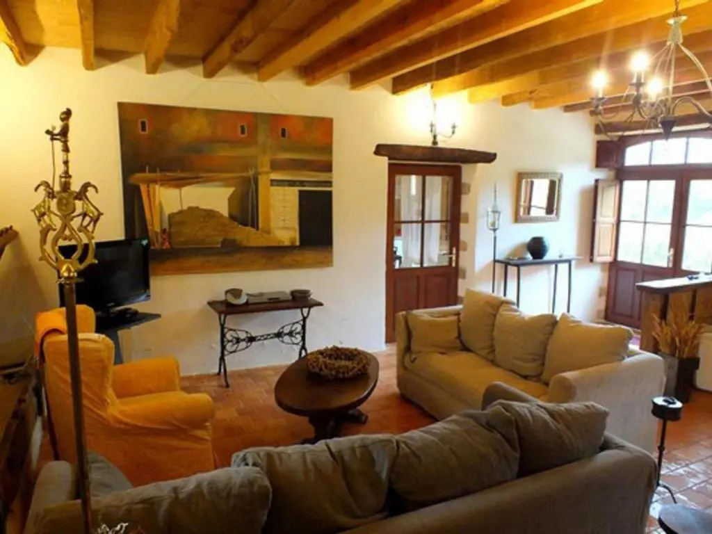 Charme et authenticité : gîte pour 4 pers. en bord de rivière avec jardin enchanteur en Sarthe - FR-1-410-236