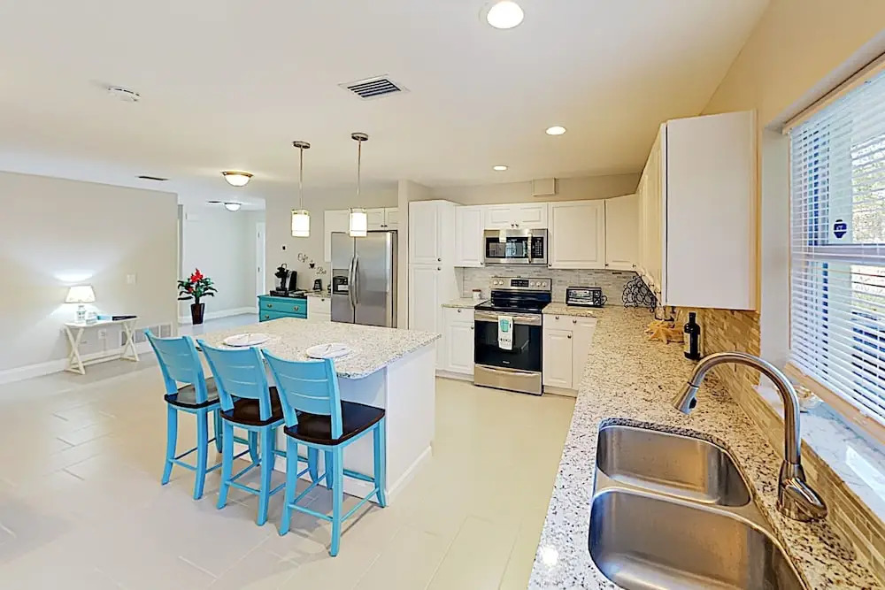 New Listing! Luxe Getaway W/ Sunroom, Near Beach 3 Bedroom Home