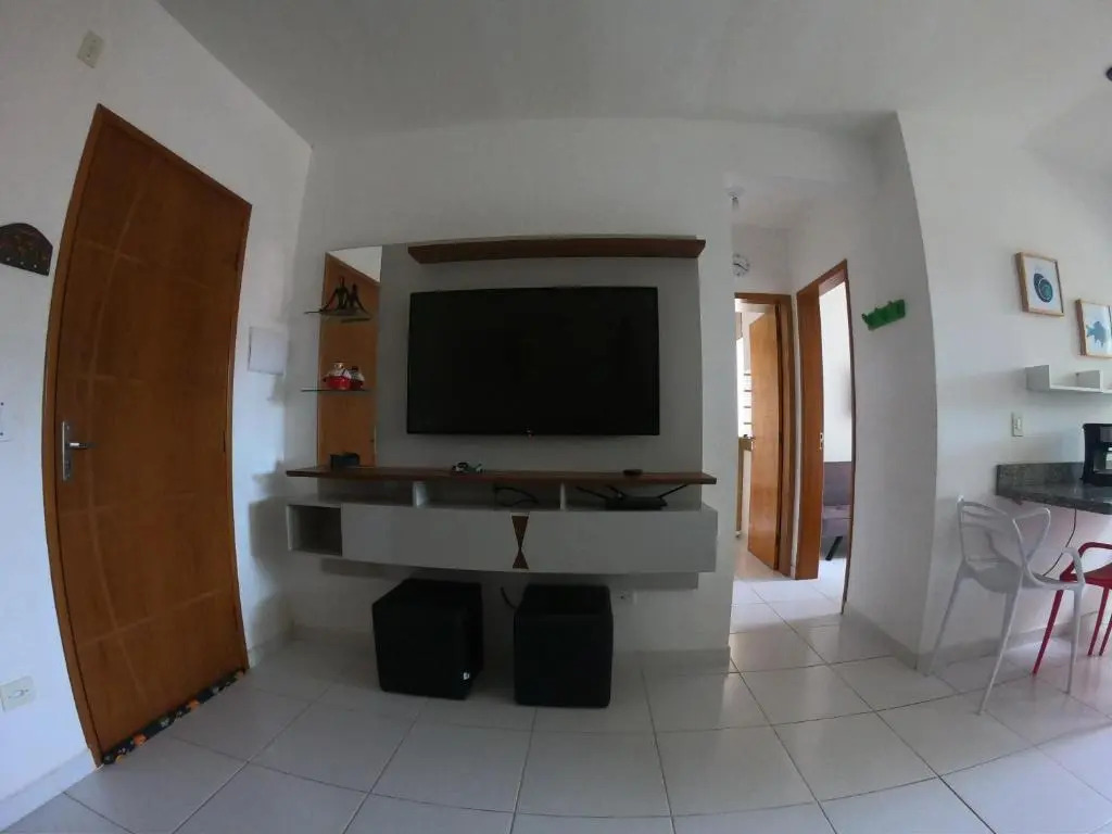 APTO PERTINHO DA PRAIA - Lindo e Equipado! Internet 400mb e 3 Tvs - Completo!