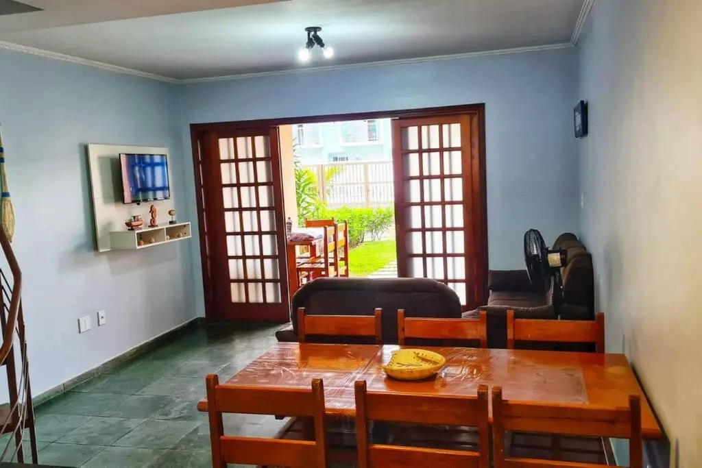 100mts DA PRAIA com Churrasqueira, Piscina e Wi-Fi
