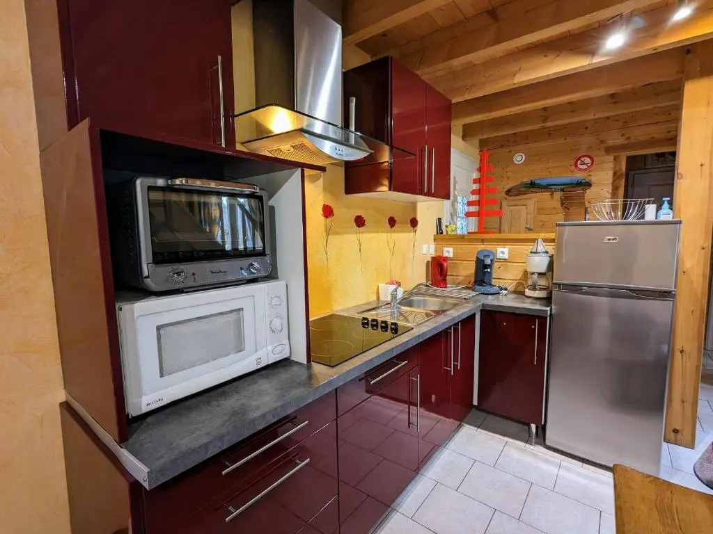 Chalet en bois avec jardin, proche ski et randonnée, équipé pour 8 pers. à Vagney, Vosges - FR-1-589-283