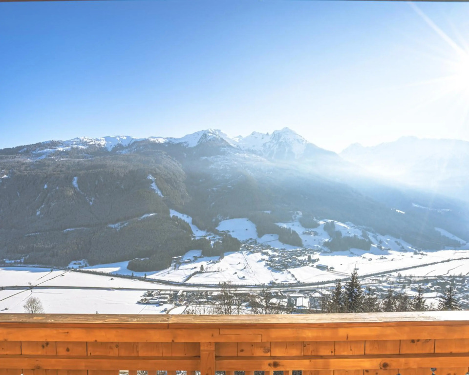 Chalet Obenland Panorama Aussicht Kitzbühler Alpen