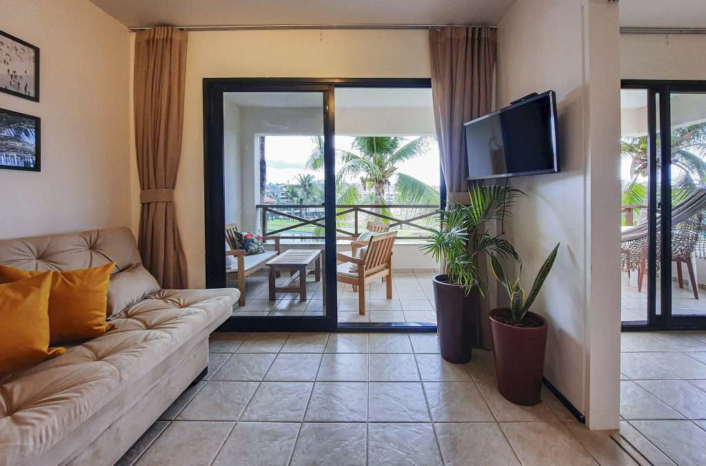 Aquaville Resort Pé na Areia 3 suítes 7 Pessoas