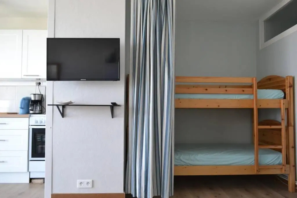 Appartement studio vue mer les pieds dans l'eau