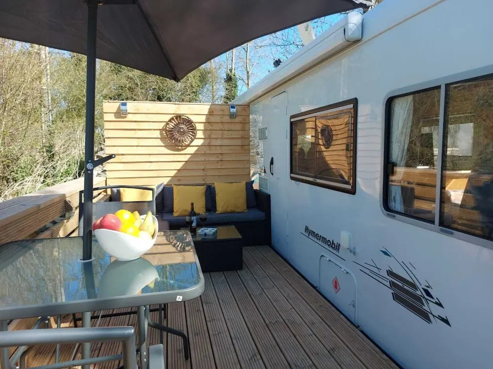 Large Static Motorhome-stunning Countryside Views