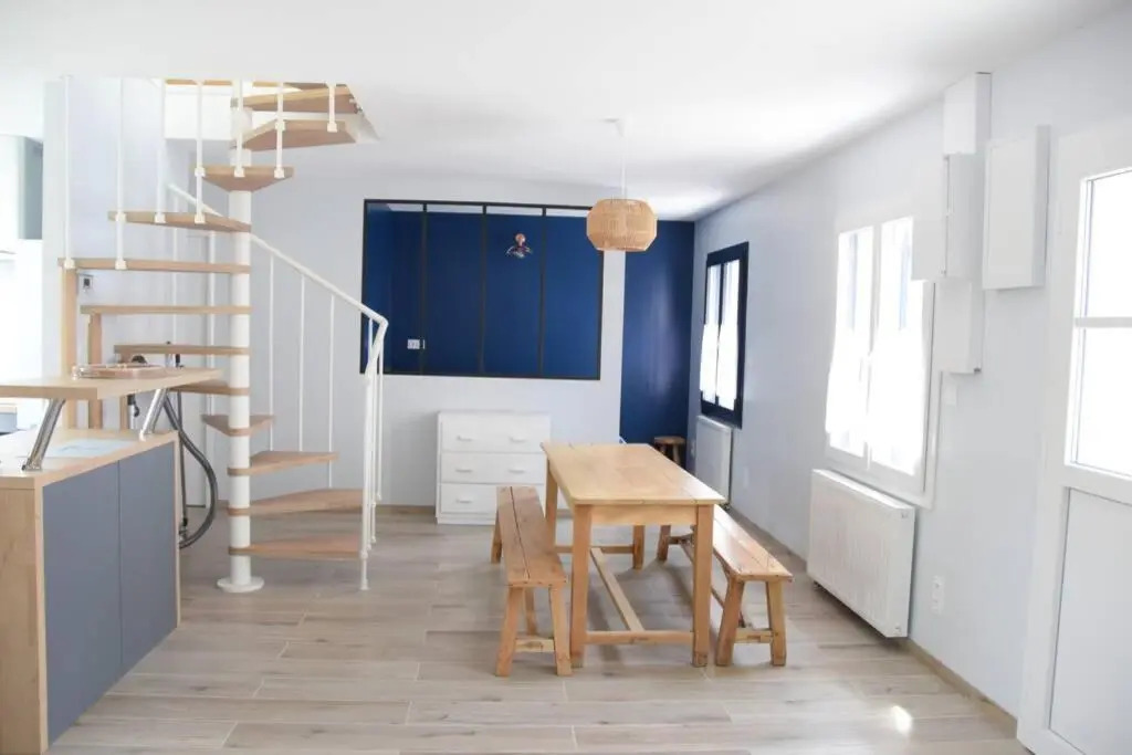 Maison au bord de la plage
