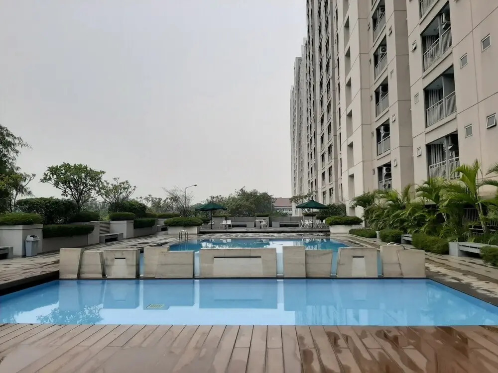 Comfy 2BR with Modern Design Bintaro Park View Apartment