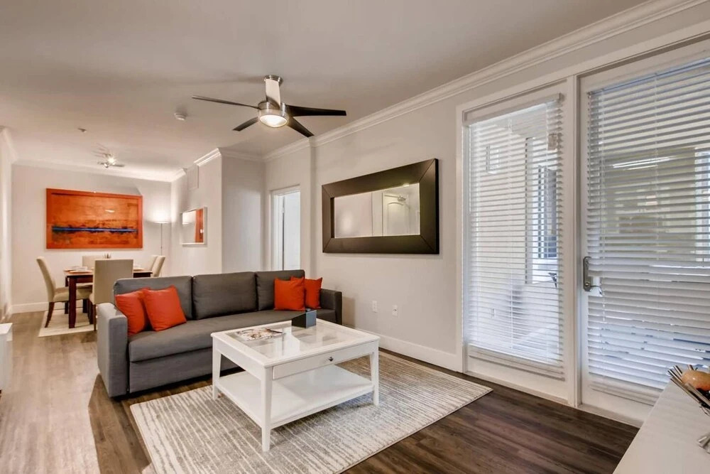 Immaculate 2BR/2BTH - Office/dining seating - Fast WIFI - Patio - Free Parking! (FV2)
