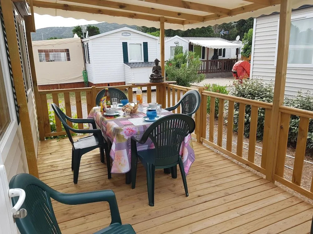 Mobile Home 3 chambre clim TV camping 4