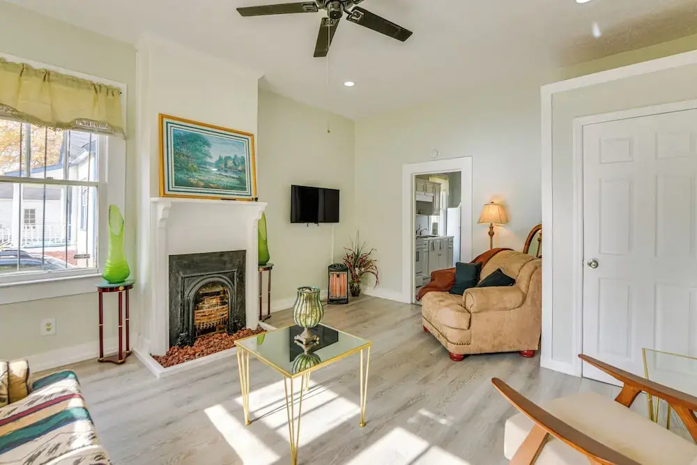 Walk to Riverfront Park: Updated Home in Columbus!