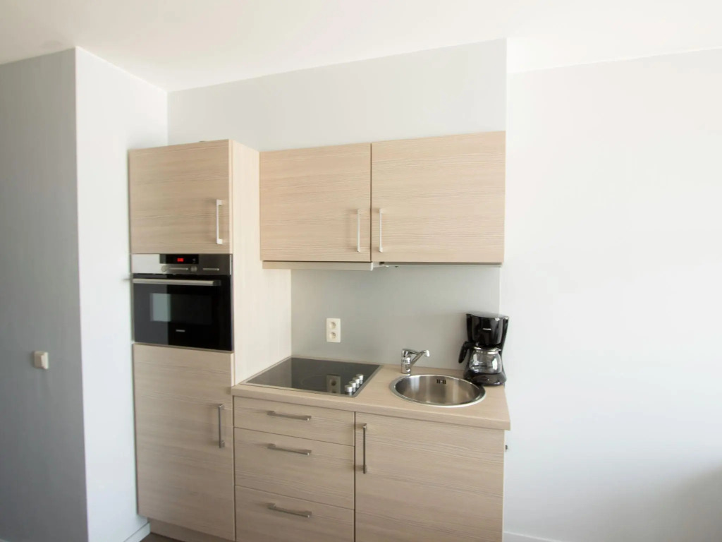 Comfortable studio in Blankenberge with a view over the city