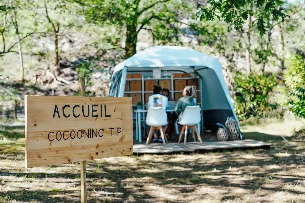 Cocooning Tipi - Azur