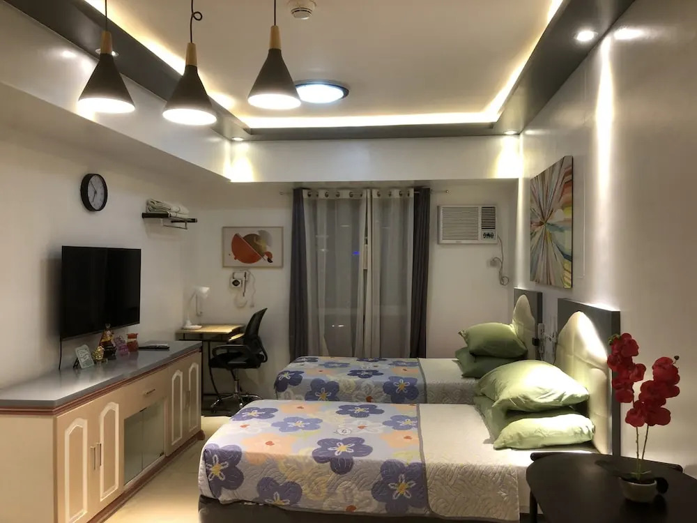 I.T Park Cebu Twin Bed Deluxe Free Fast Wifi & Pool