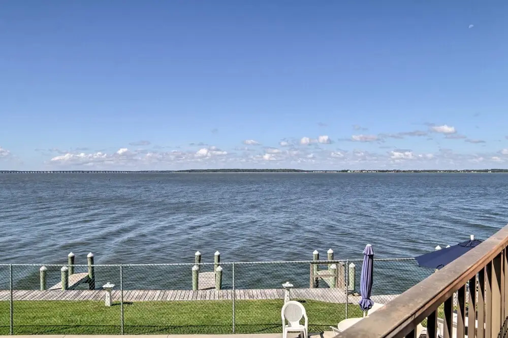 Waterfront + Pool! Ocean City Condo 1 Mi to Beach