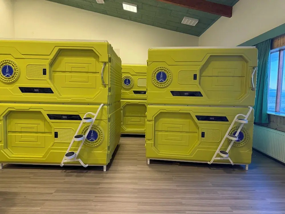Space capsule Hostel by Welcome Iceland