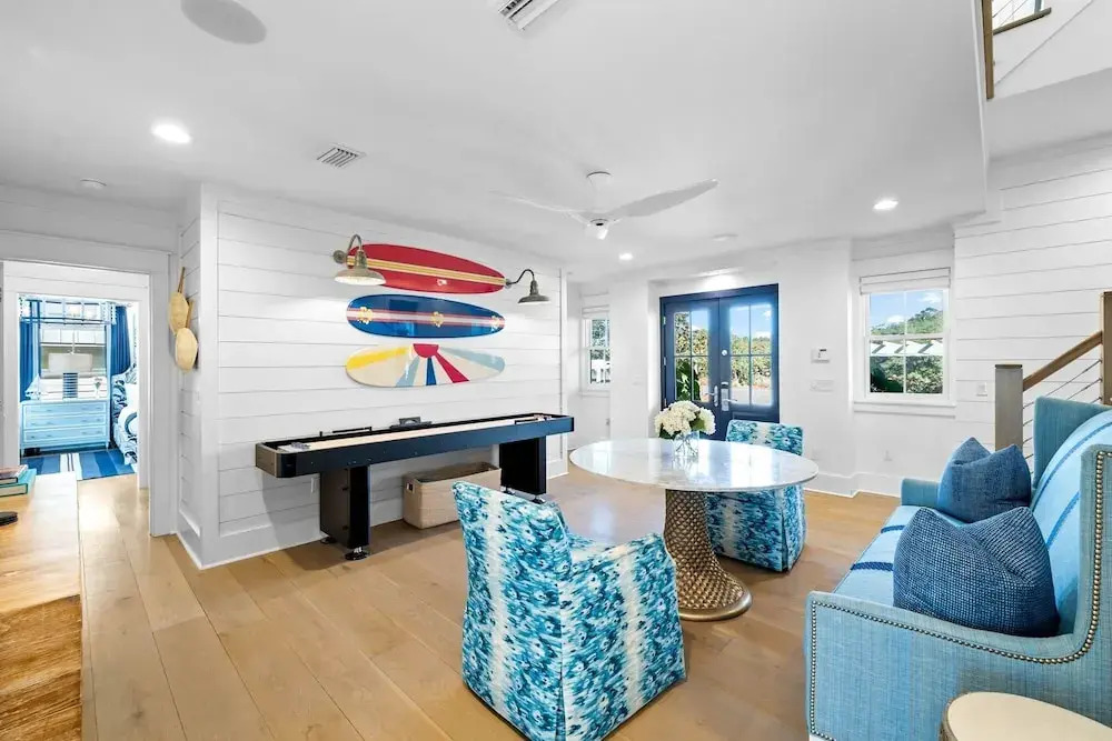 Gulf Front Views - "All Decked Out" Luxurious WaterColor Home - Steps to the Beach Club home