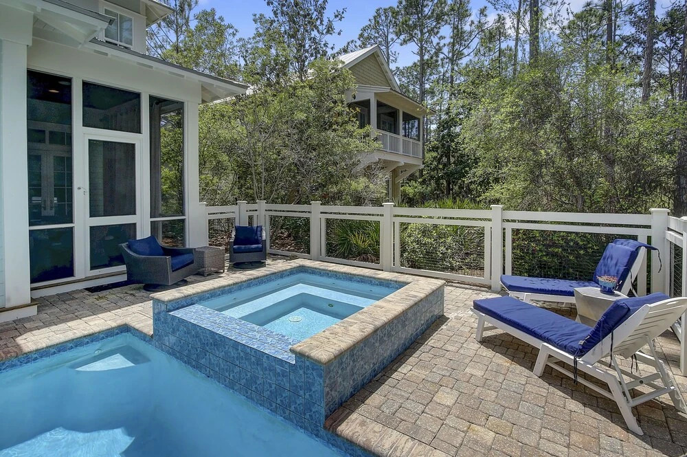 "emerald Tide" pool Golf Cart 4br/4.5ba/bonus Bunk Sleeps 12 4 Bedroom Home by RedAwning