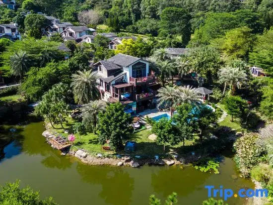 Island lakeside villas throughout the territory