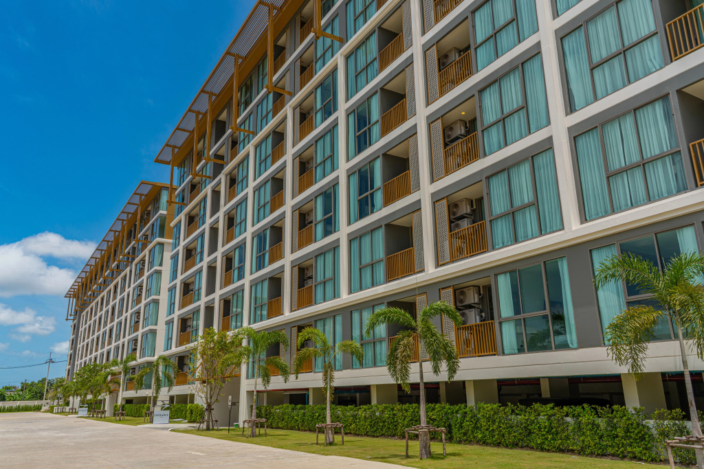 Апартаменты 1BR Ozone Oasis Pool Gym & Beach Shuttle