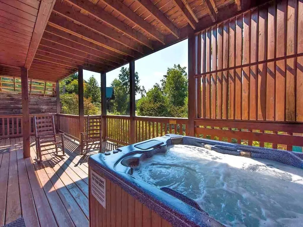 Fireside View - Two Bedroom Cabin