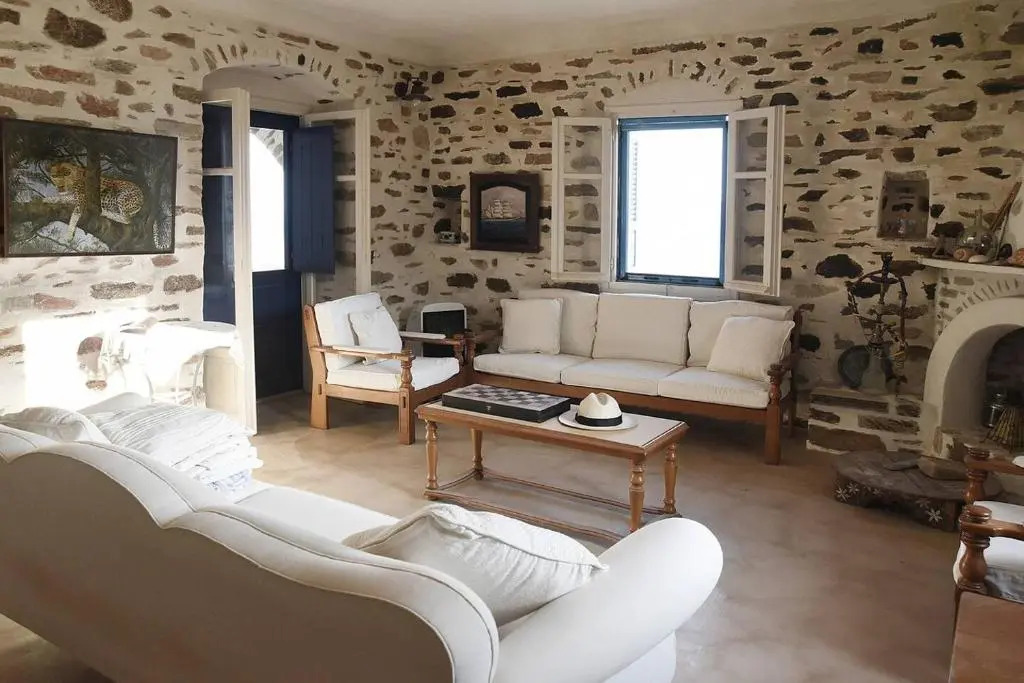 Antiparos Stone House with sea views