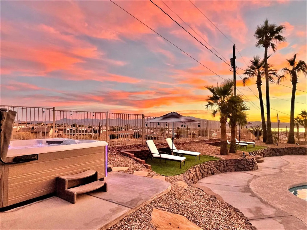 Trendy Desert Getaway Pool, Spa, Game Room