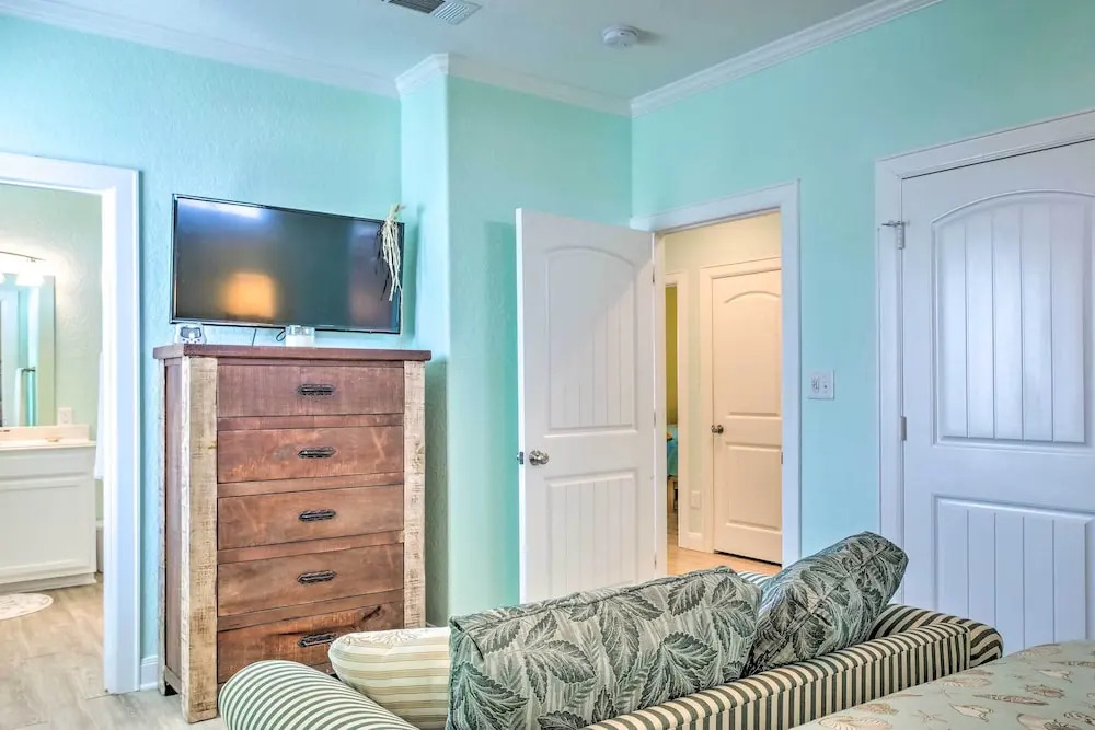 Furnished Deck + Ocean Views: Surfside Beach Home