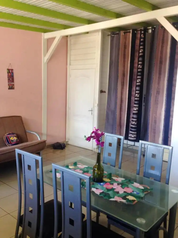 Studio In Le Gosier With Wonderful Sea View Balcony And Wifi 600 M From The Beach