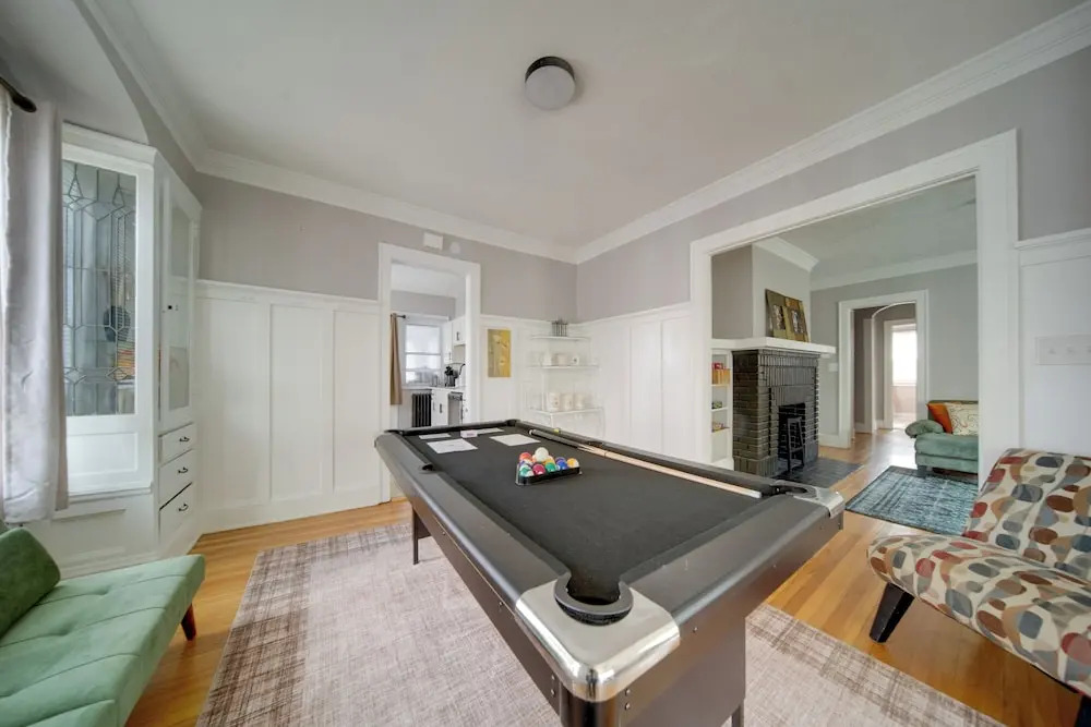 Deck, Pool Table! Walkable Cleveland Heights Apt