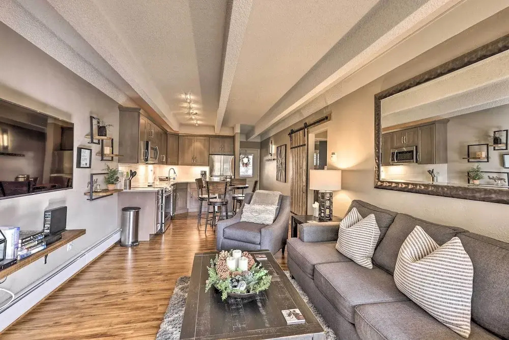 Modern Condo: 2 Blocks to Main Street Frisco!