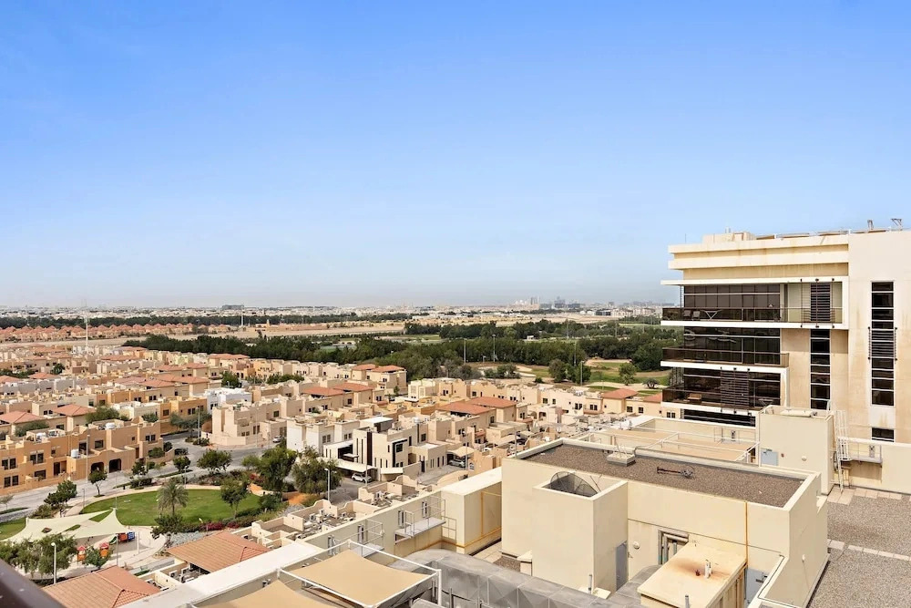 Silkhaus 1BR Orchid in Al Rayyana Balcony
