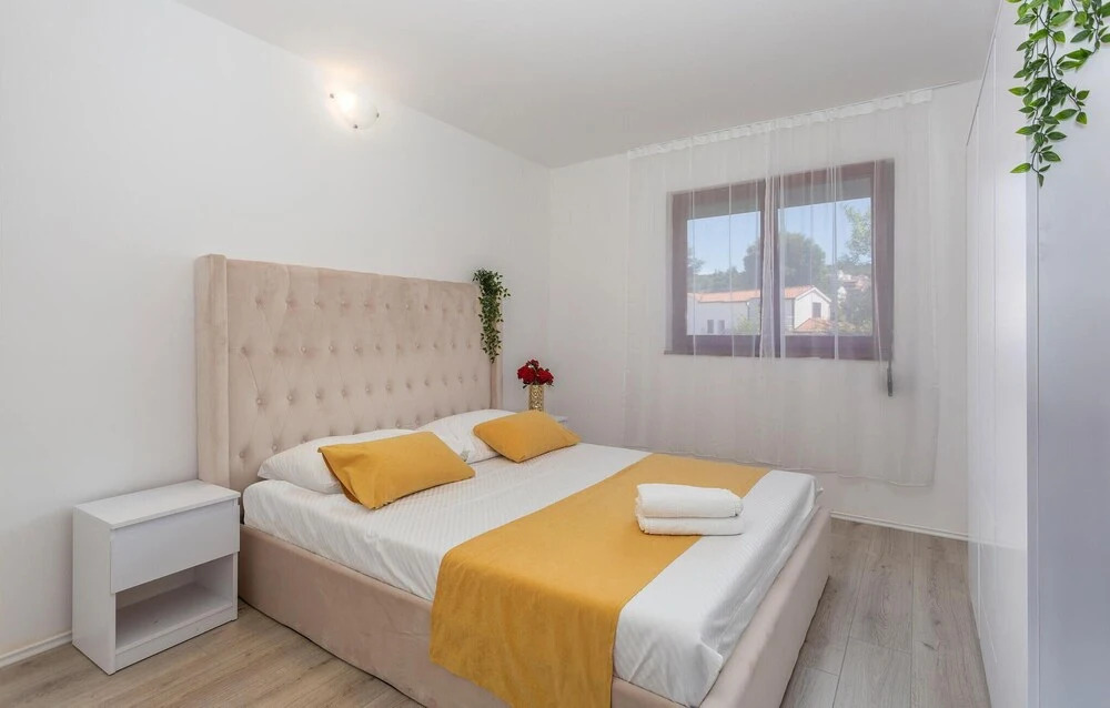 Beautiful Home in Njivice With Outdoor Swimming Pool, Wifi and 5 Bedrooms