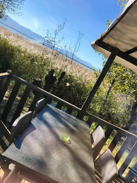 Bungalow With 2 Bedrooms in Canet-en-roussillon, With Wonderful Lake View, Shared Pool, Furnished Terrace - 400 m From the Beach