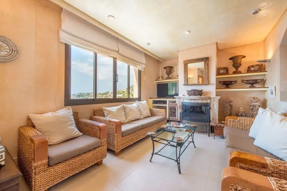 With Panoramic Views On The Sea - Villa Cala Llamp