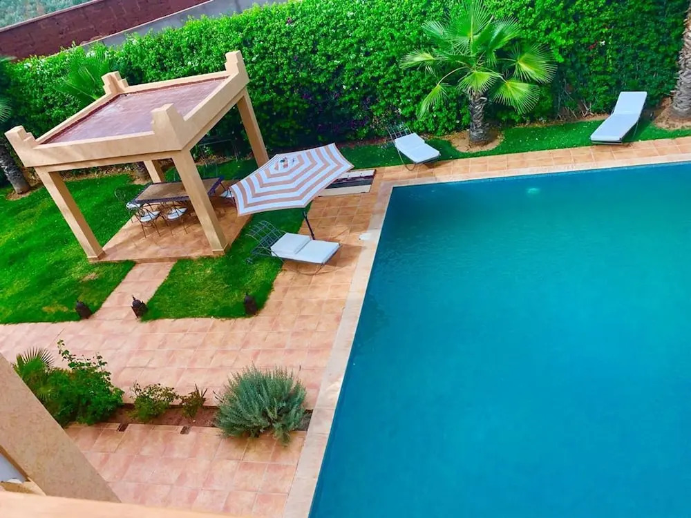 Villa With 4 Bedrooms in Marrakech, With Wonderful Mountain View, Private Pool, Enclosed Garden