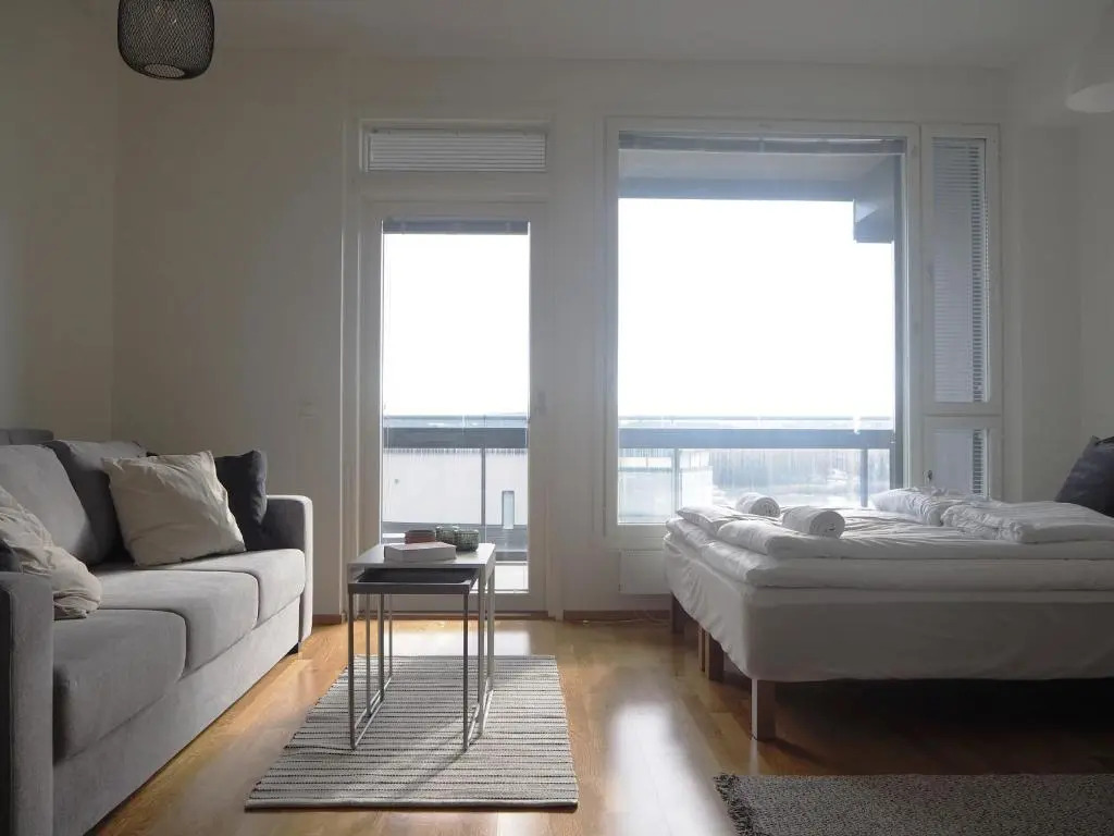 2ndhomes Tampere "Rooftop" Apartment - Ratina 7th Floor Apt with Amazing Lake View