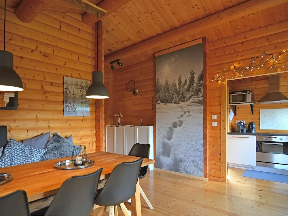 Modern Wooden House in Sauerland Near Diemelsee With Separate Children's Playhouse