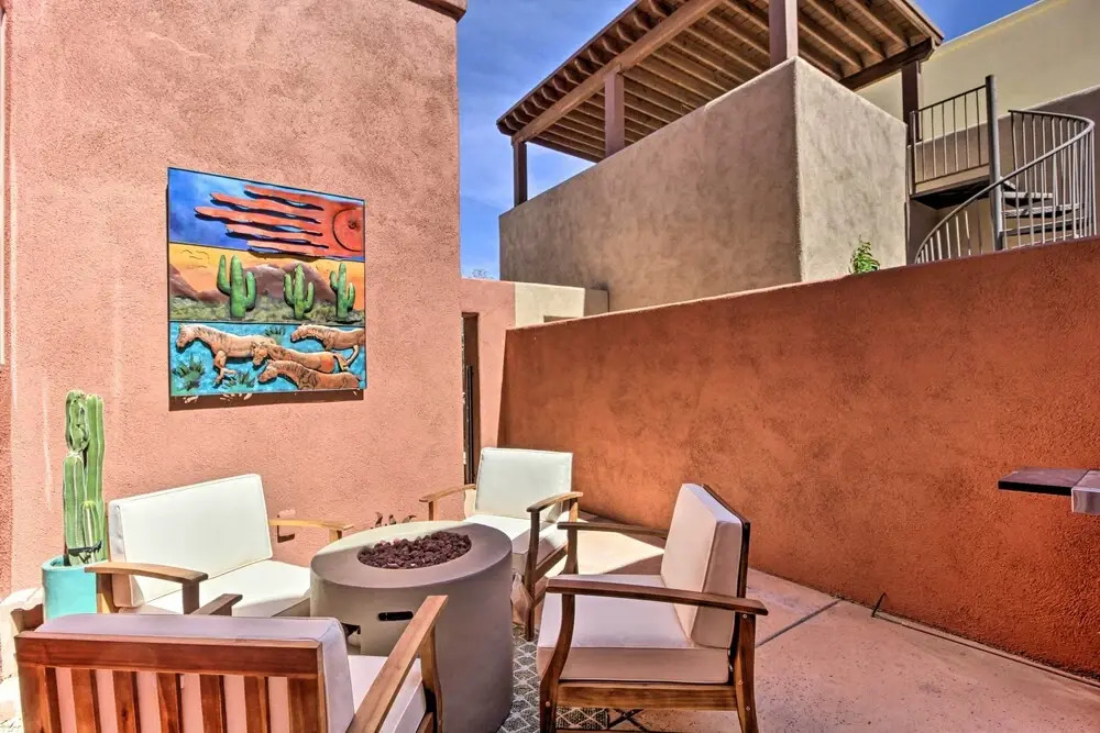 Sunny Adobe Retreat w/ Hot Tub & Mtn Views!