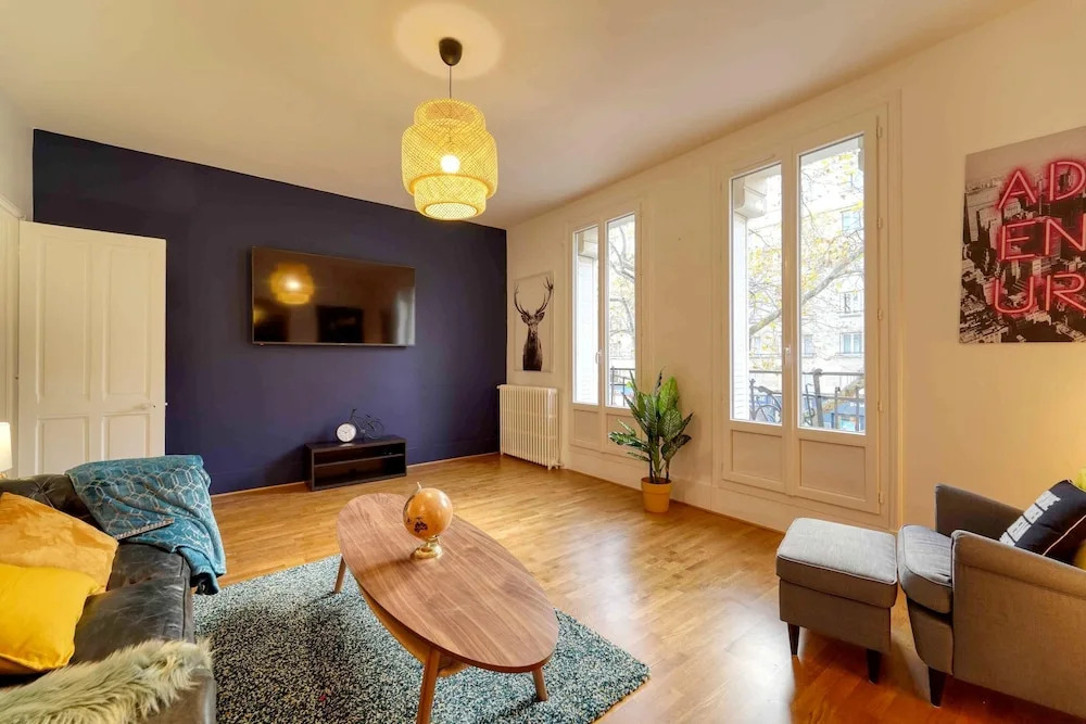 Apartment with 2 Bedrooms in Boulogne-Billancourt, with Furnished Terrace And Wifi