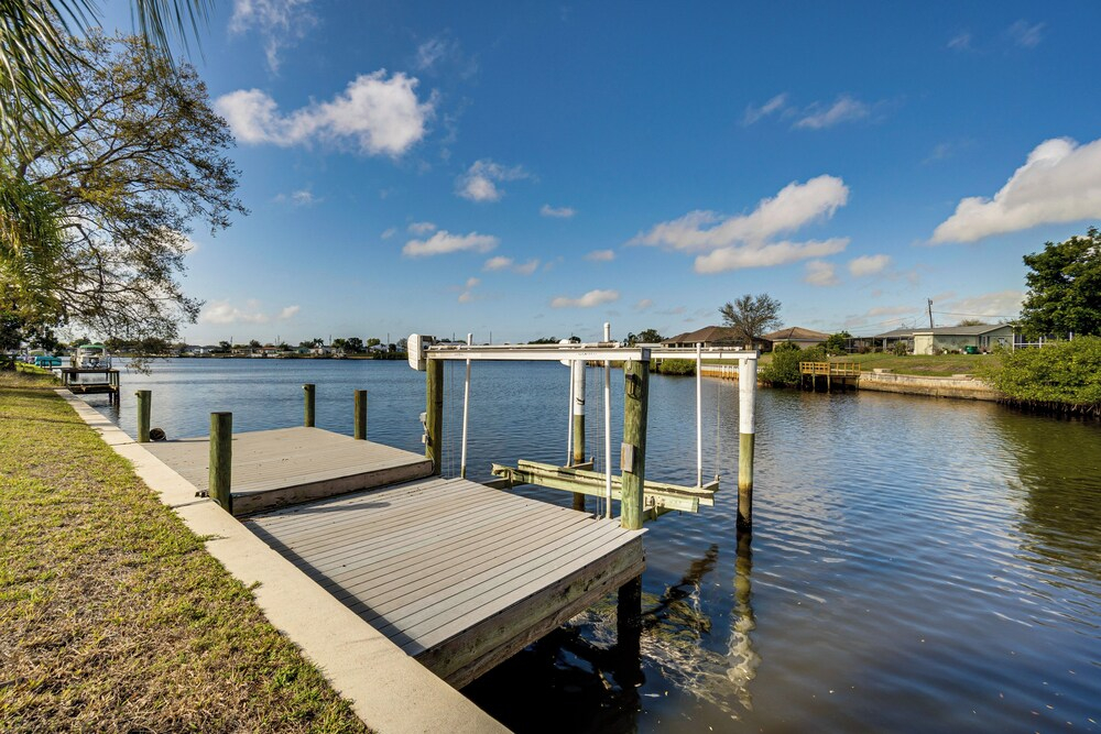 Canal-front Gem w/ Private Dock in Port Charlotte!