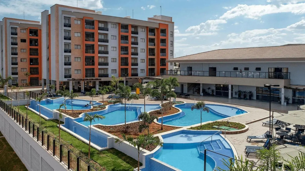 Caldas Novas Privê Alta Vista Thermas Resort - Sensacional! Apto Suíte Luxo 02 Quartos até 06 pessoas - Incrível