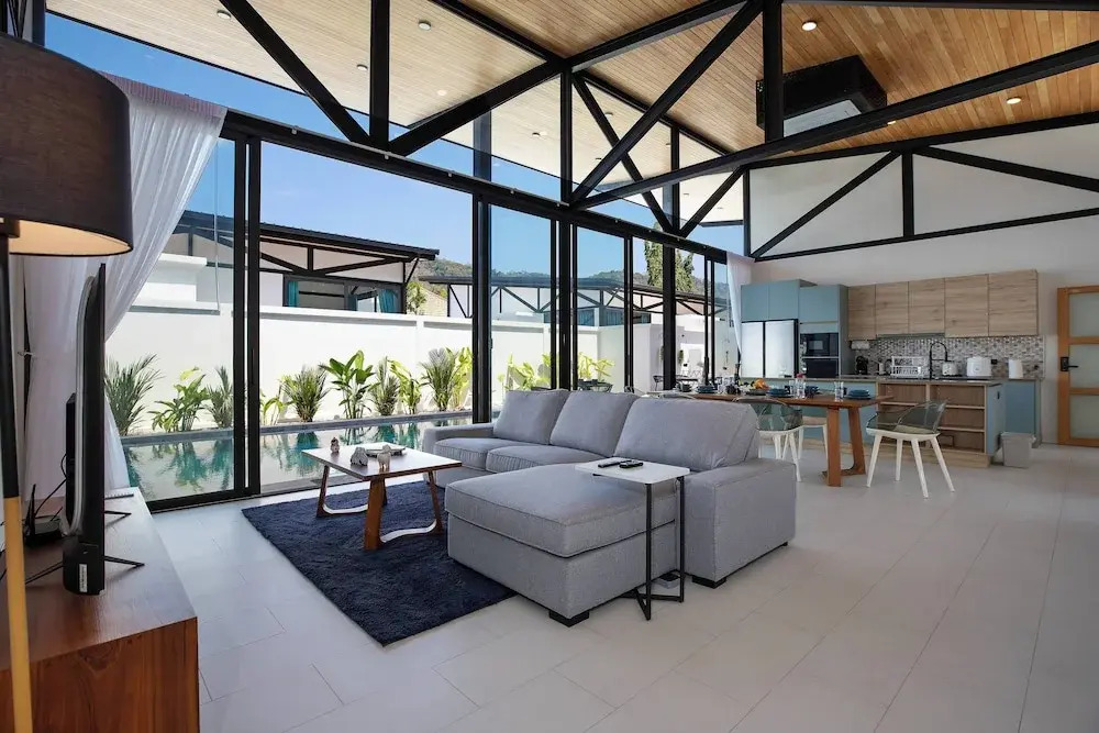 New 17m Eco Pool Villa Sunset Garden 12