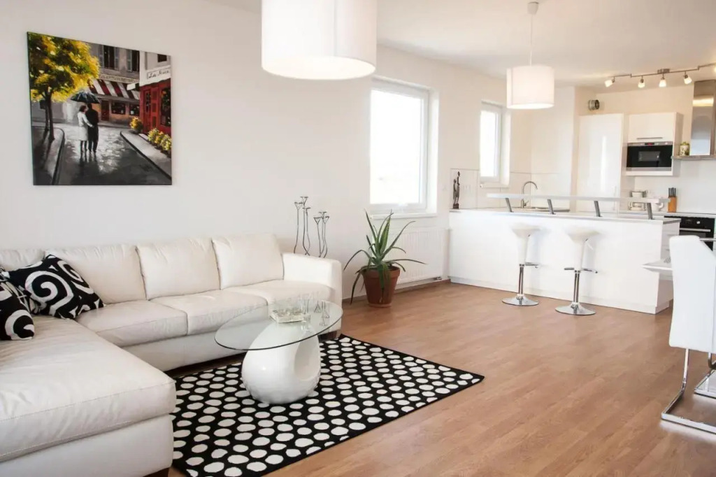 Prostorný 3 pokojový apartmán s dvěma terasami