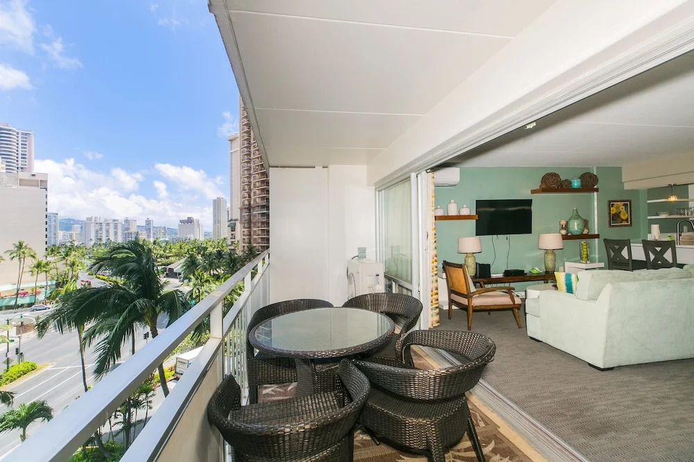 Spacious One Bedroom Harbor View Condos at Ilikai Marina With Private Balcony