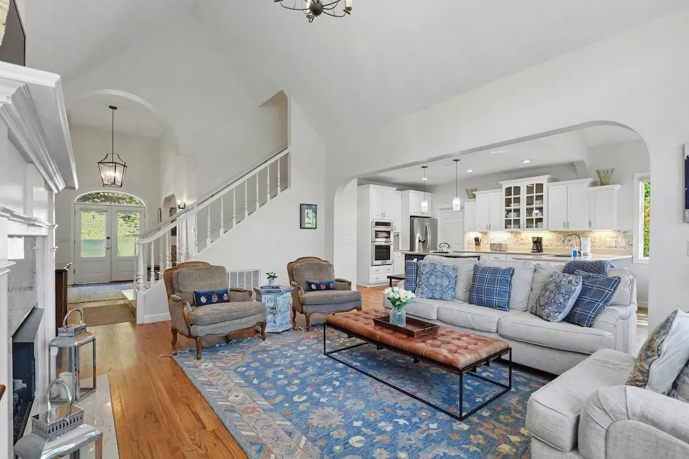 Chic Sky Valley Resort Home on Golf Course!