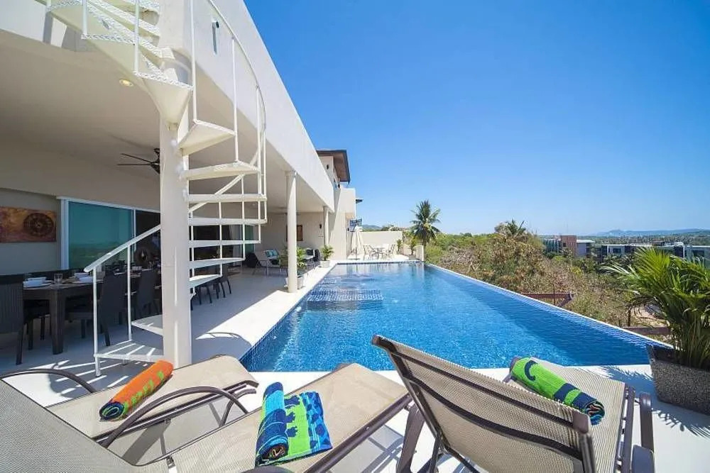View Peche Villa 8 Bed 180 Degree Views across the Andaman Sea