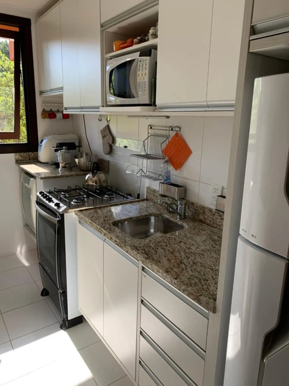Ap Gramado Knorrville - 2 dorm com lareira, calefação e sacada